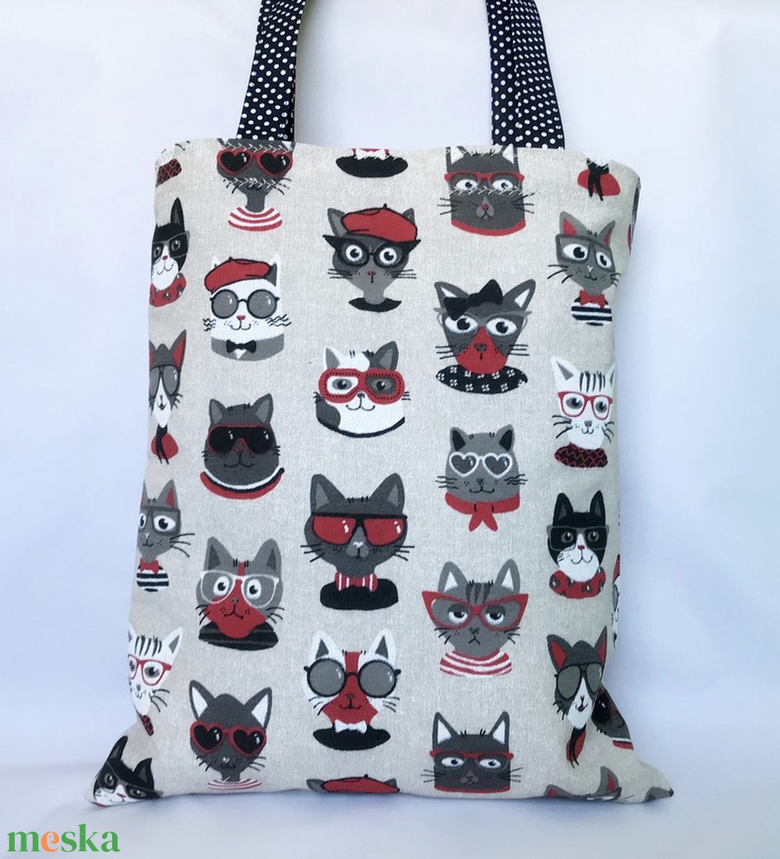 Szemüveges Cicás Szatyor - táska & tok - bevásárlás & shopper táska - shopper, textiltáska, szatyor - Meska.hu Szemüveges Cicás Szatyor - táska & tok - bevásárlás & shopper táska - shopper, textiltáska, szatyor - Meska.hu