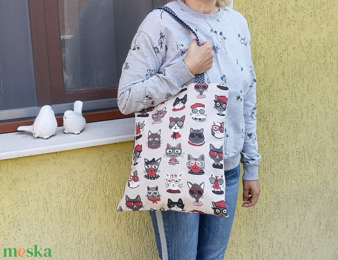 Szemüveges Cicás Szatyor - táska & tok - bevásárlás & shopper táska - shopper, textiltáska, szatyor - Meska.hu Szemüveges Cicás Szatyor - táska & tok - bevásárlás & shopper táska - shopper, textiltáska, szatyor - Meska.hu