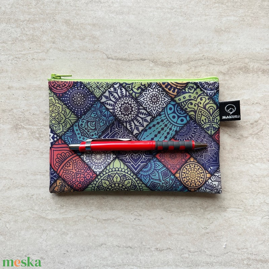 Vízálló Neszesszer Mozaik Mandala - táska & tok - neszesszer - Meska.hu