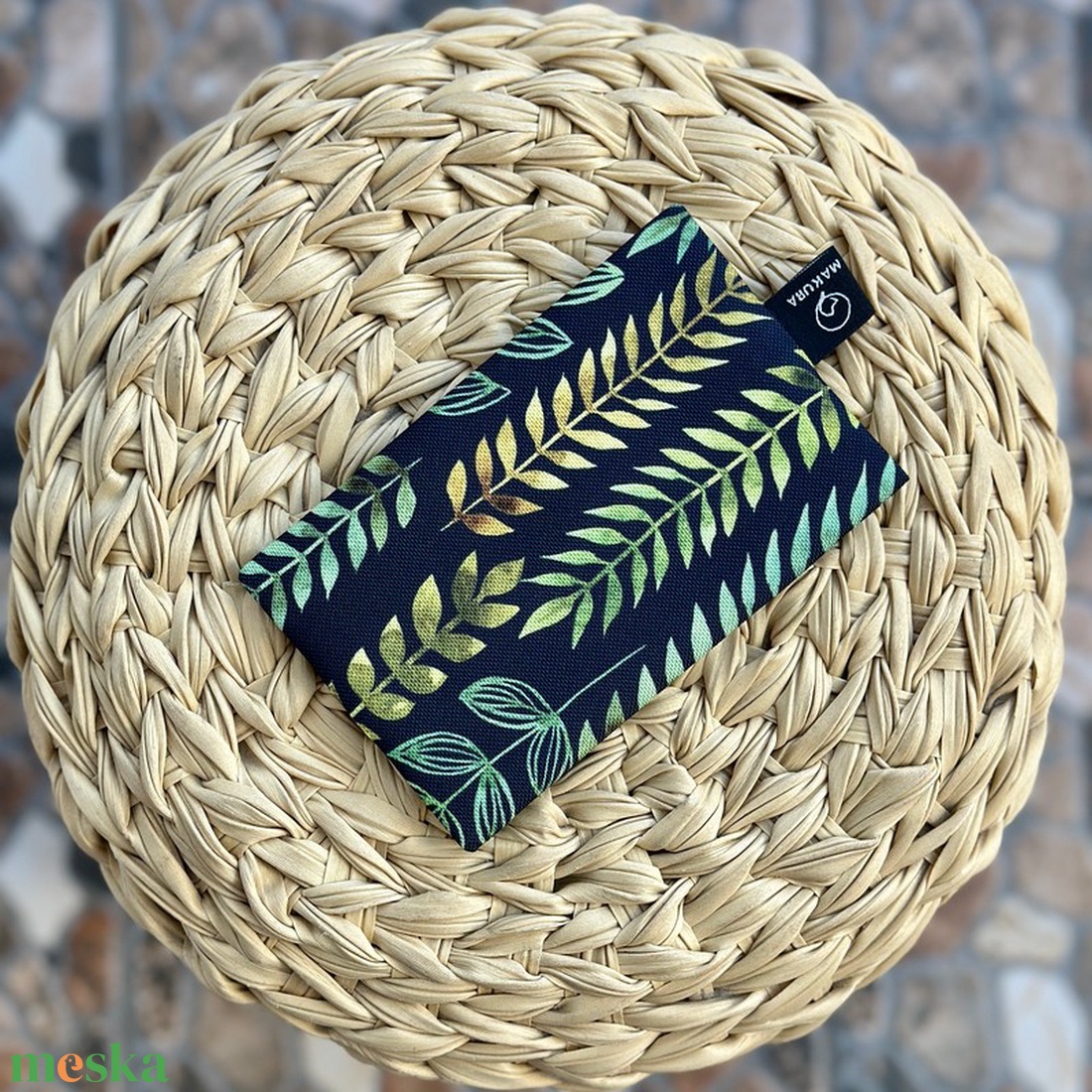 Vízálló Papírzsebkendő Tartó Zöld Levelek - táska & tok - pénztárca & más tok - zsebkendőtartó tok - Meska.hu