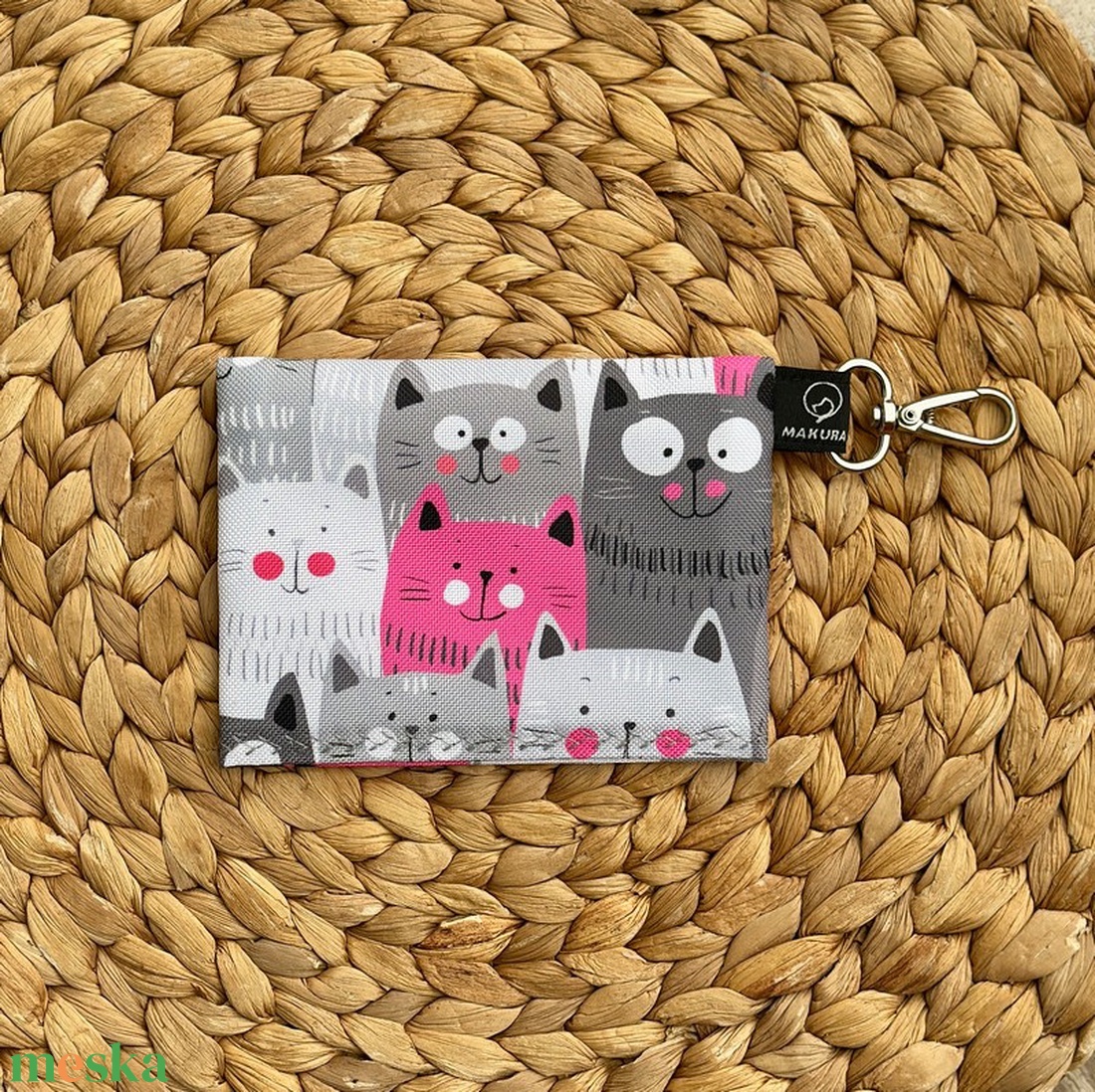 Karabineres Vízálló Mini Neszesszer Sok Cica - táska & tok - neszesszer - Meska.hu