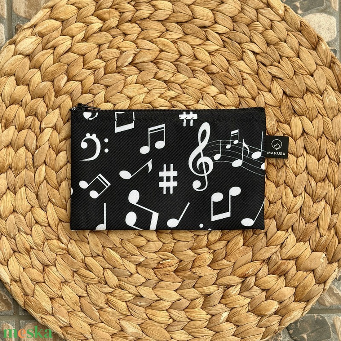 Vízálló Neszesszer Hangjegy - táska & tok - neszesszer - Meska.hu