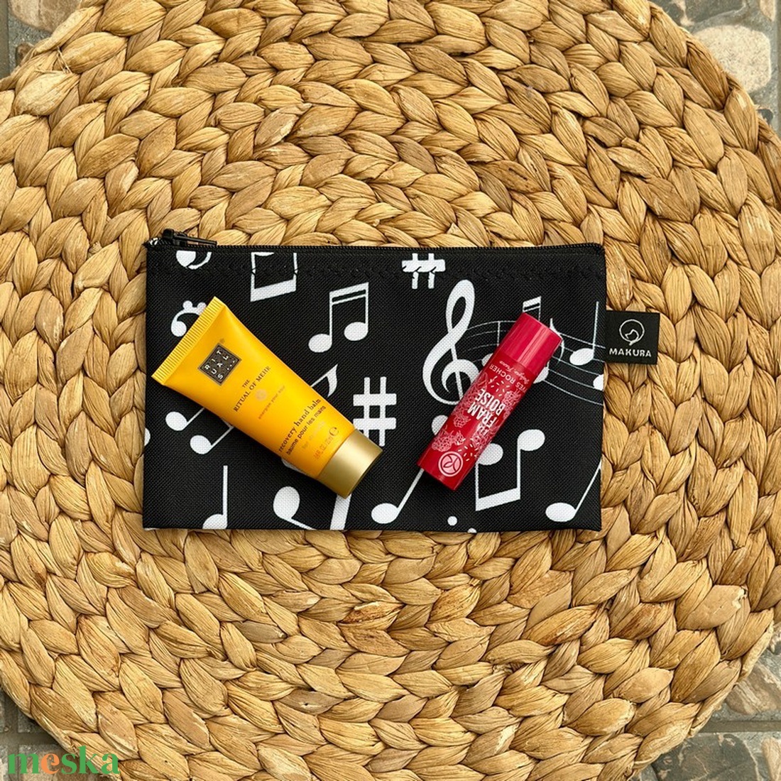 Vízálló Neszesszer Hangjegy - táska & tok - neszesszer - Meska.hu