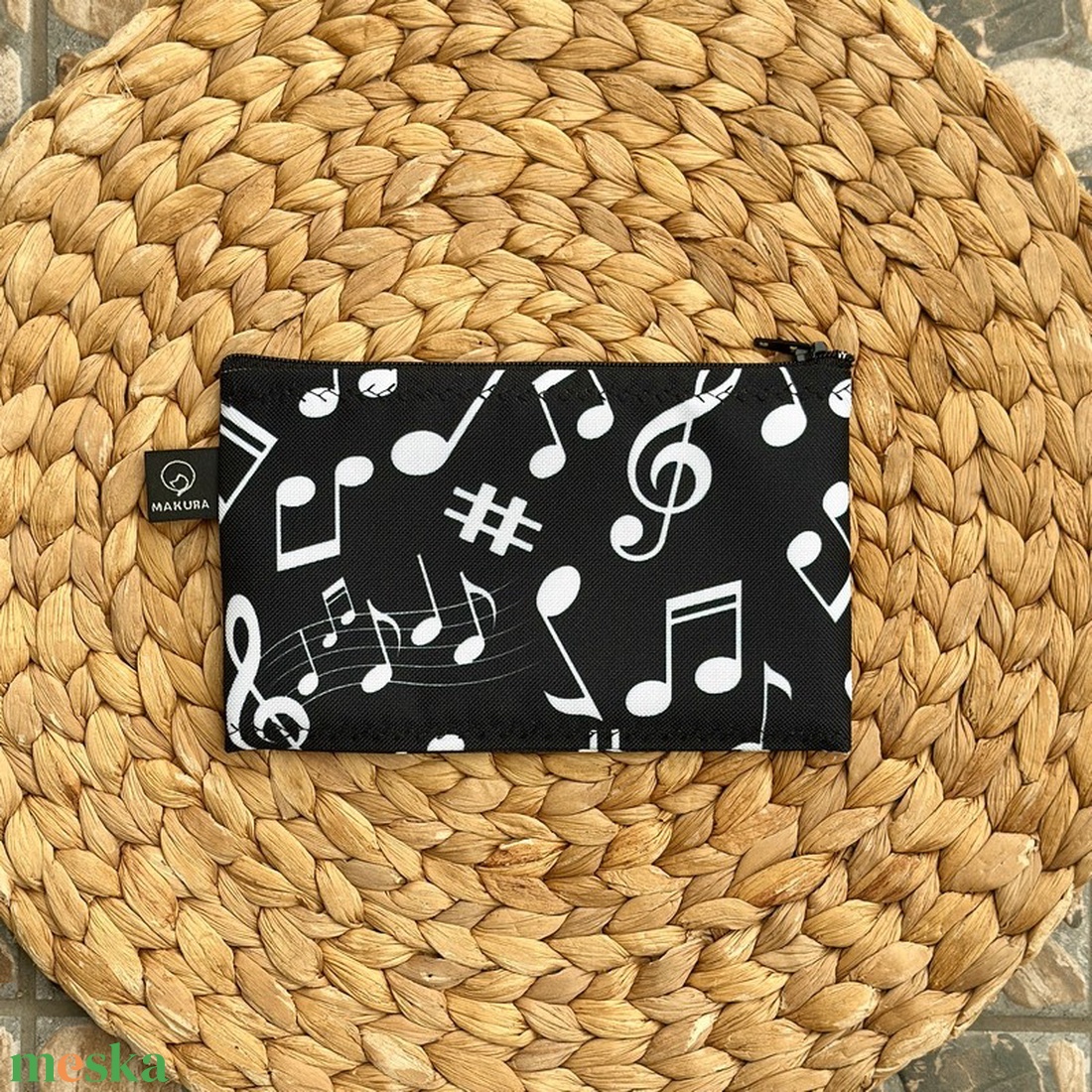 Vízálló Neszesszer Hangjegy - táska & tok - neszesszer - Meska.hu