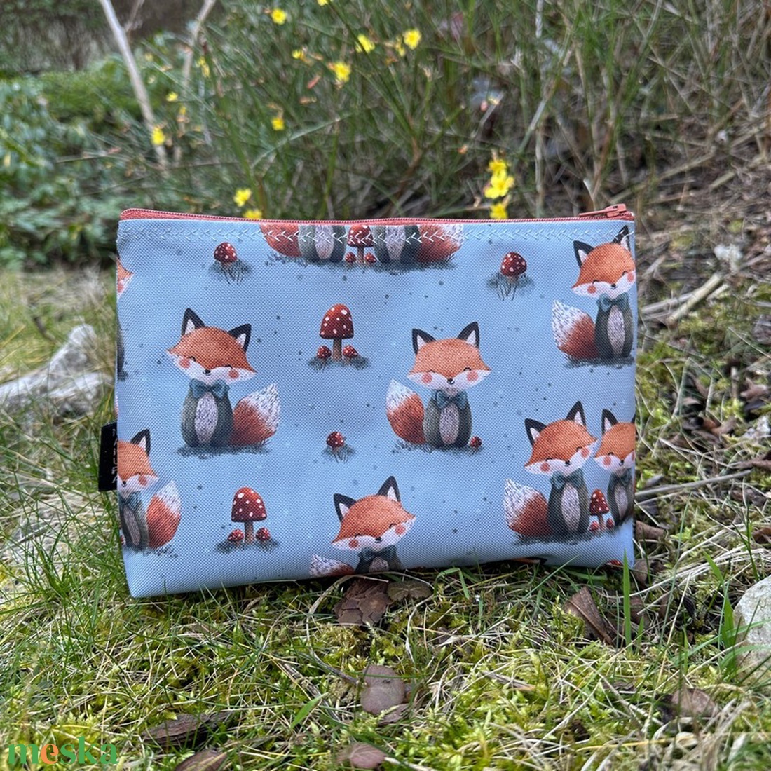 Nagyméretű Vízálló Neszesszer Rókák - táska & tok - neszesszer - Meska.hu