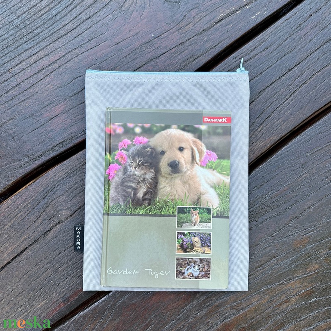 Cipzáras Könyvtok Neszesszer Kék Nyuszis - könyv & zene - könyvtok - Meska.hu