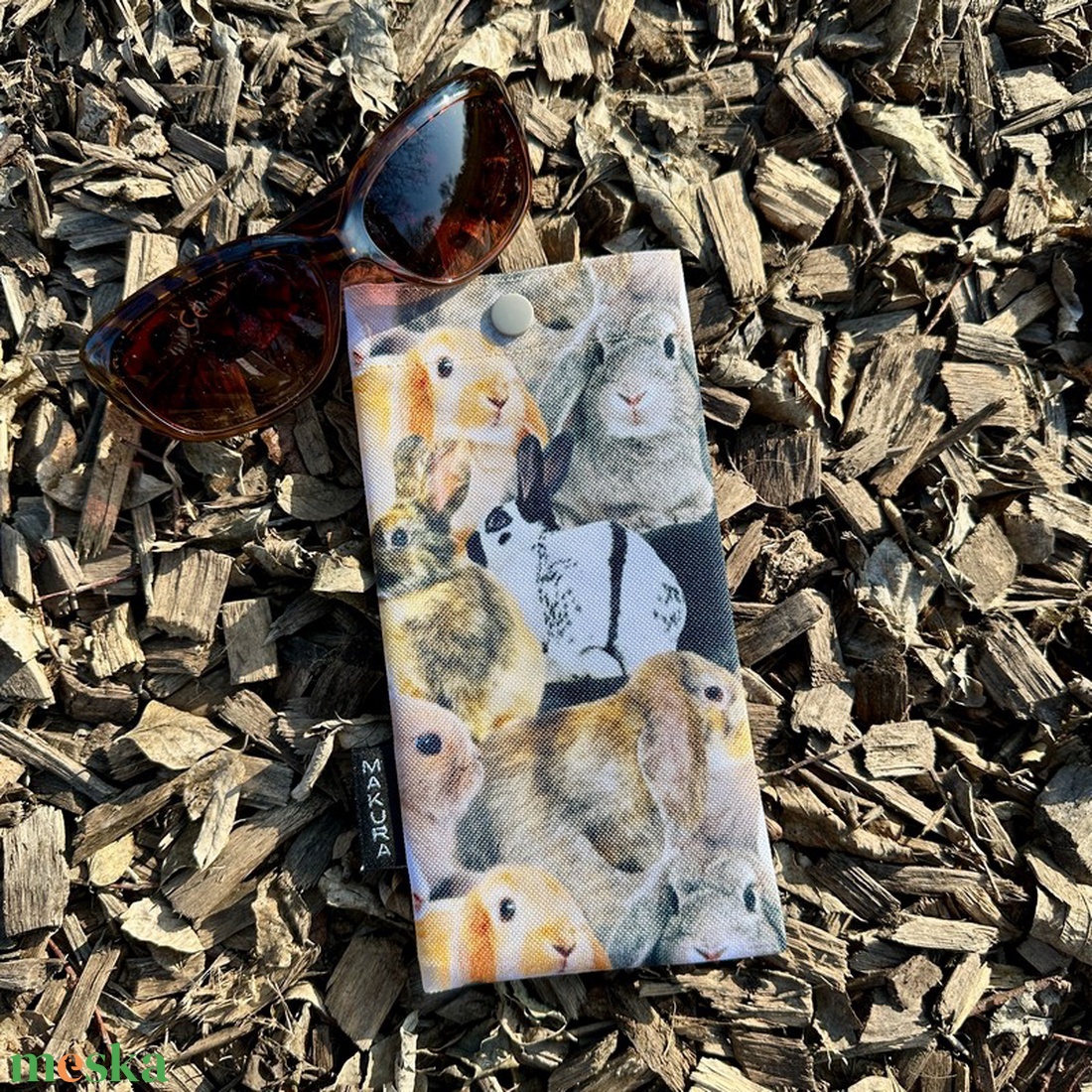 Szemüvegtok Nyuszi - táska & tok - pénztárca & más tok - szemüvegtok - Meska.hu