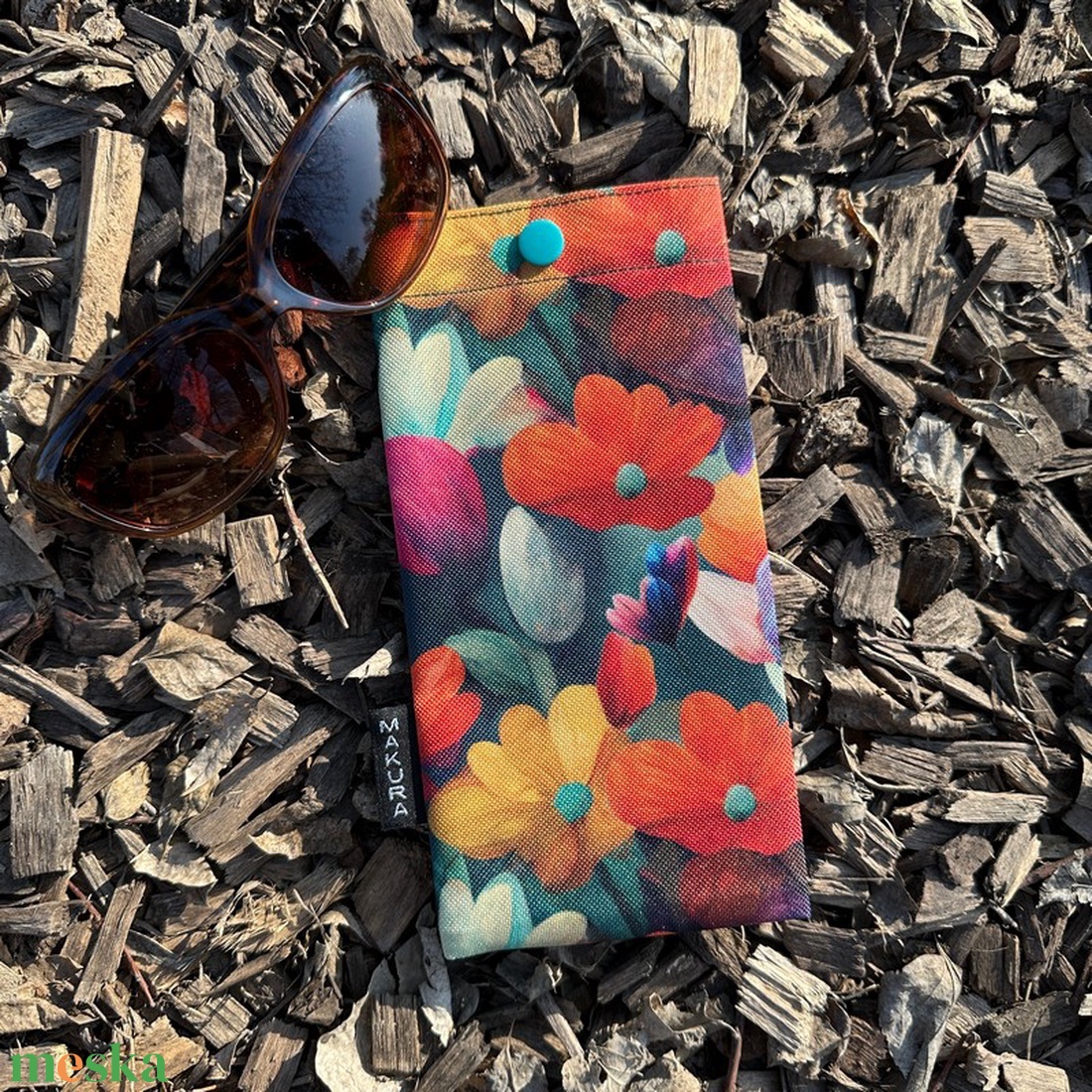 Szemüvegtok Tavaszi Virágok - táska & tok - pénztárca & más tok - szemüvegtok - Meska.hu