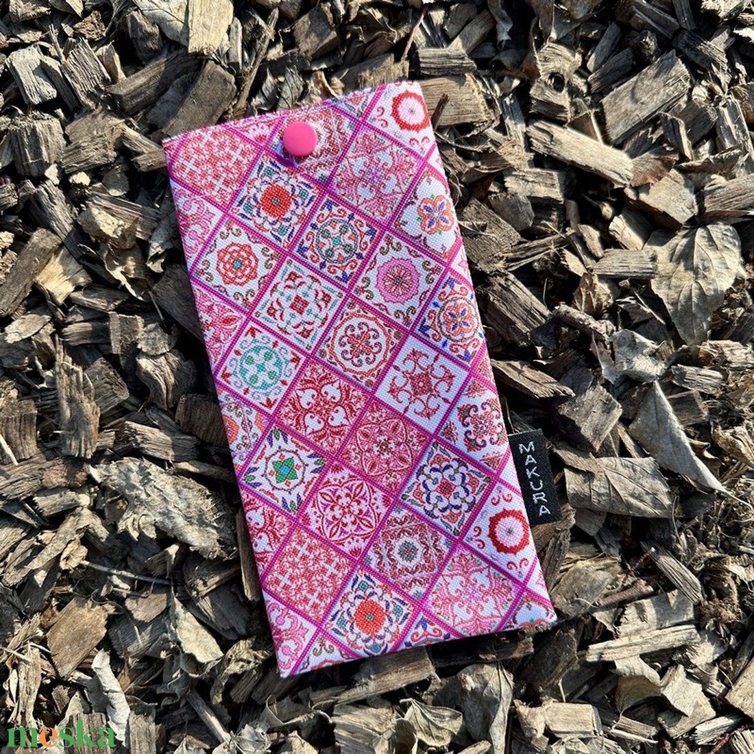 Szemüvegtok Rózsaszín Csempe Minta - táska & tok - pénztárca & más tok - szemüvegtok - Meska.hu