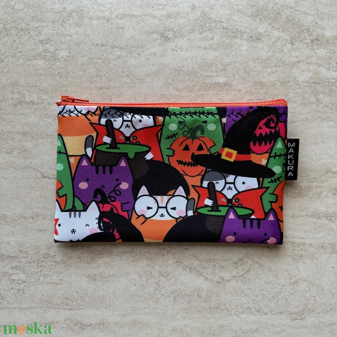 Cicás neszesszer � Halloween Cicák - táska & tok - neszesszer - Meska.hu