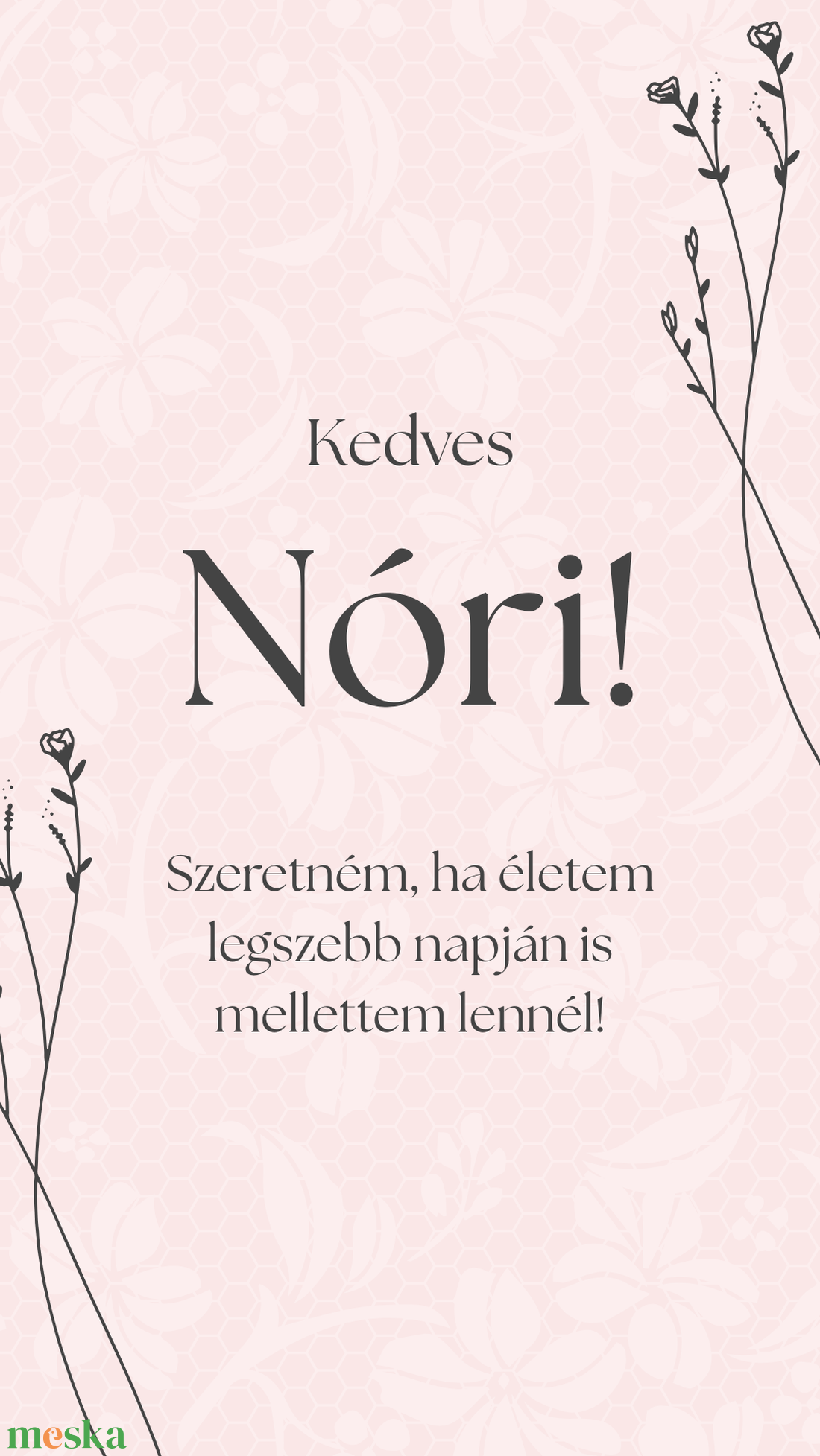 Digitális animált koszorúslány vagy tanú felkérő - esküvő - meghívó & kártya - meghívó - Meska.hu