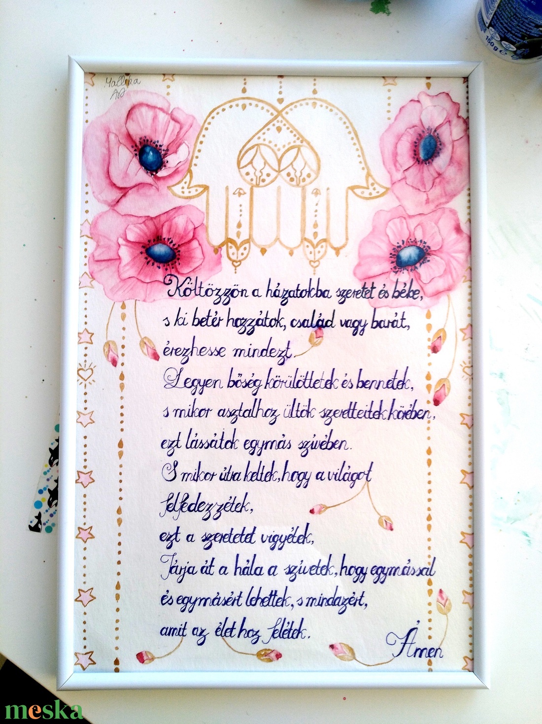 Festett áldás - költözésre, nászajándékként, gyermekek érkezésekor. - esküvő - emlék & ajándék - nászajándék - esküvői pénzátadó képkeret - Meska.hu Festett áldás - költözésre, nászajándékként, gyermekek érkezésekor. - esküvő - emlék & ajándék - nászajándék - esküvői pénzátadó képkeret - Meska.hu