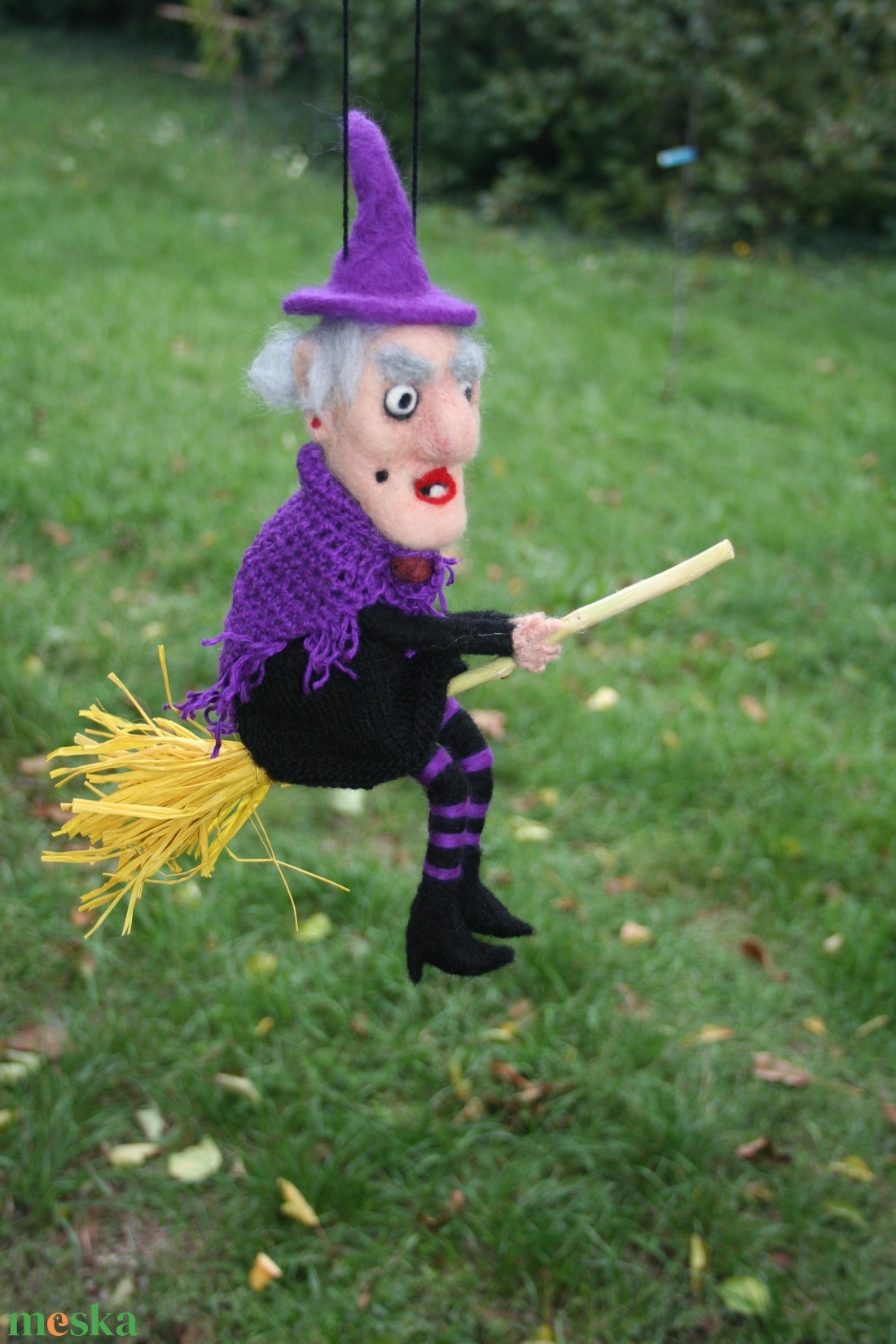  Halloween boszi banya dekoráció - otthon & életmód - dekoráció - dísztárgy - Meska.hu