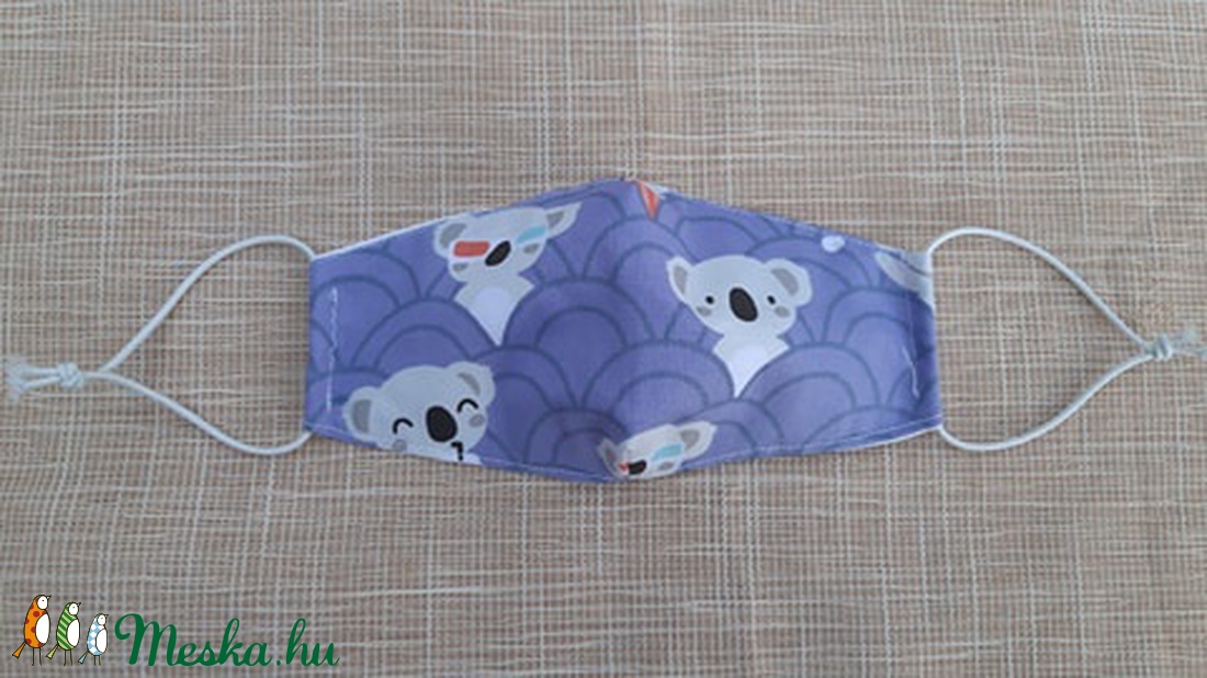 Koala maci mintás szájmaszk - női - női - Meska.hu