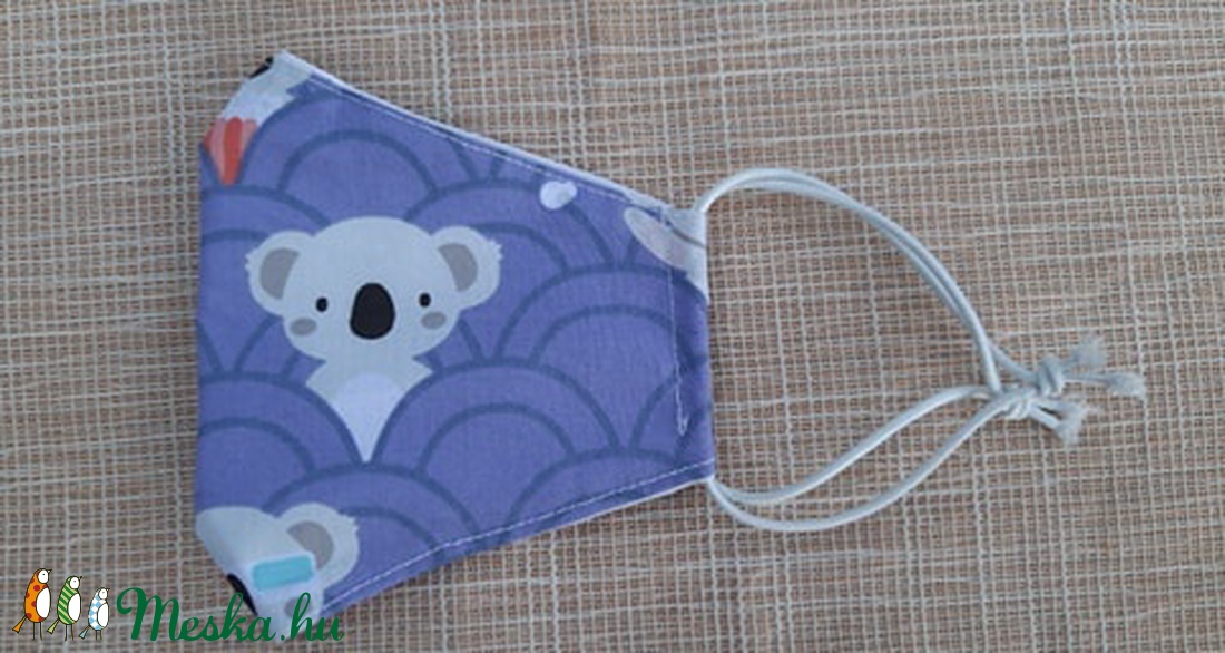 Koala maci mintás szájmaszk - női - női - Meska.hu