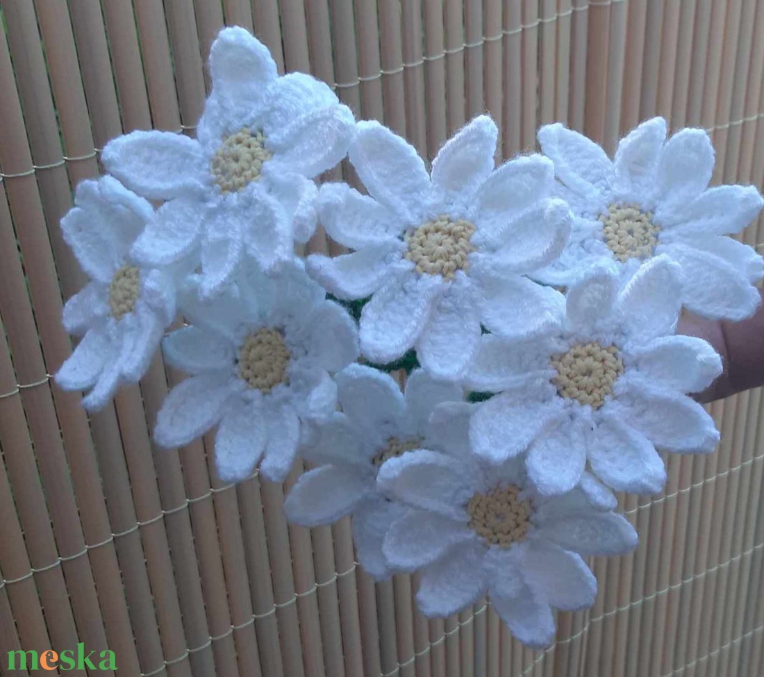 Horgolt margaréta - otthon & életmód - dekoráció - Meska.hu
