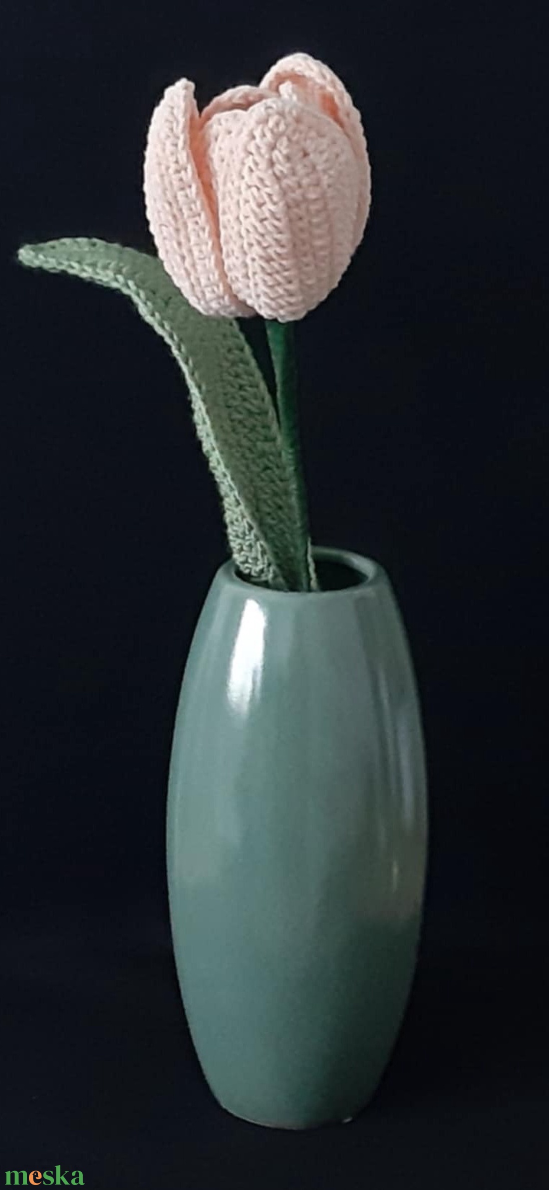 Barack színű tulipán Nők napjára, Anyák napjára - otthon & életmód - virágdekoráció - virágok - szálas virág - Meska.hu