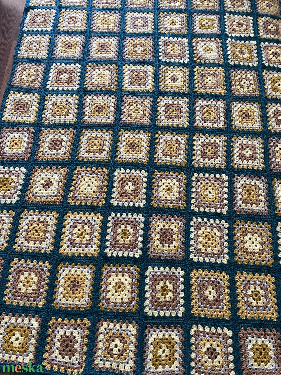 Horgolt takaró - otthon & életmód - lakástextil - felnőtt takaró, pléd - Meska.hu