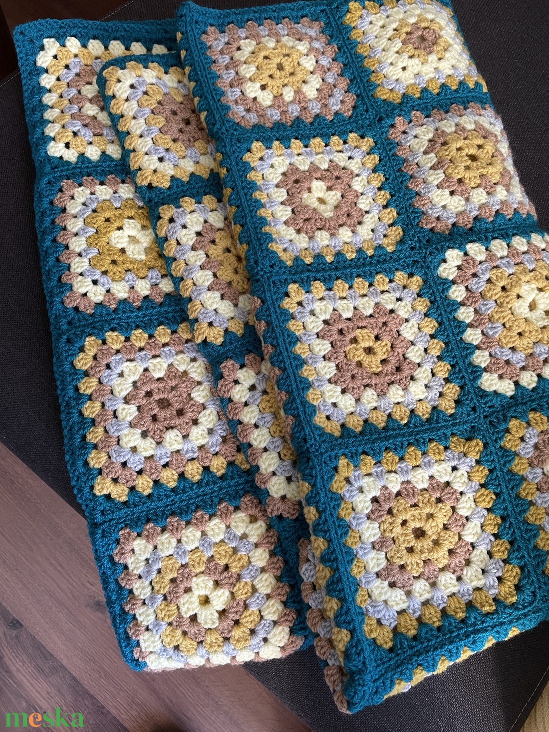 Horgolt takaró - otthon & életmód - lakástextil - felnőtt takaró, pléd - Meska.hu