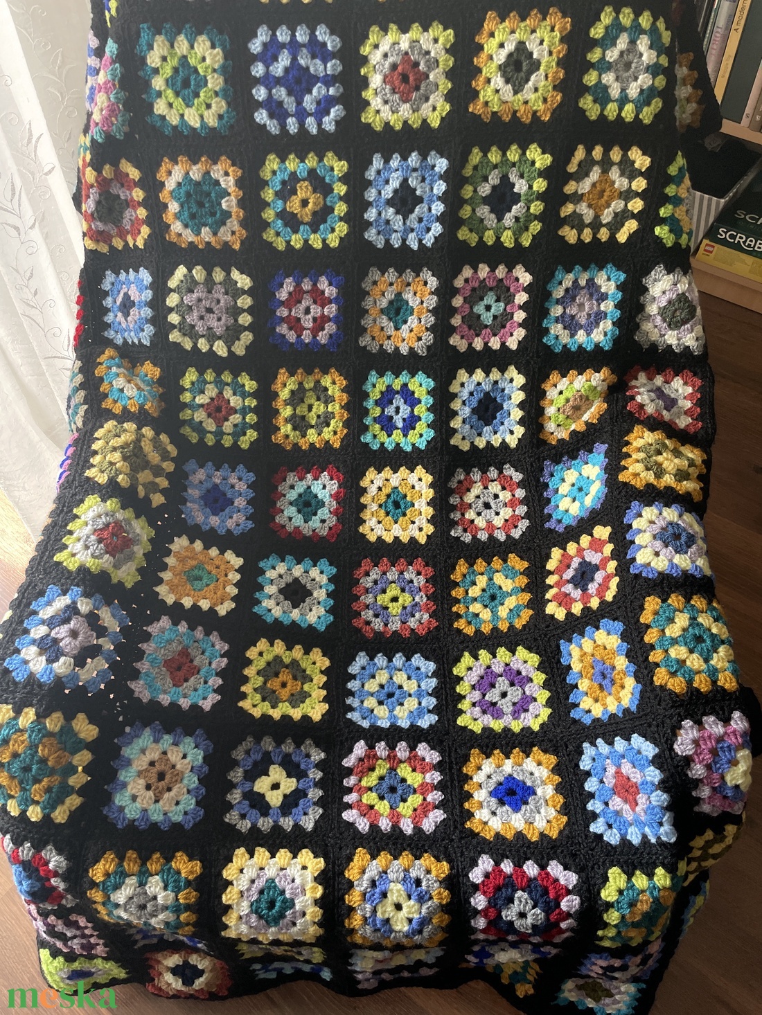 Horgolt takaró - otthon & életmód - lakástextil - felnőtt takaró, pléd - Meska.hu