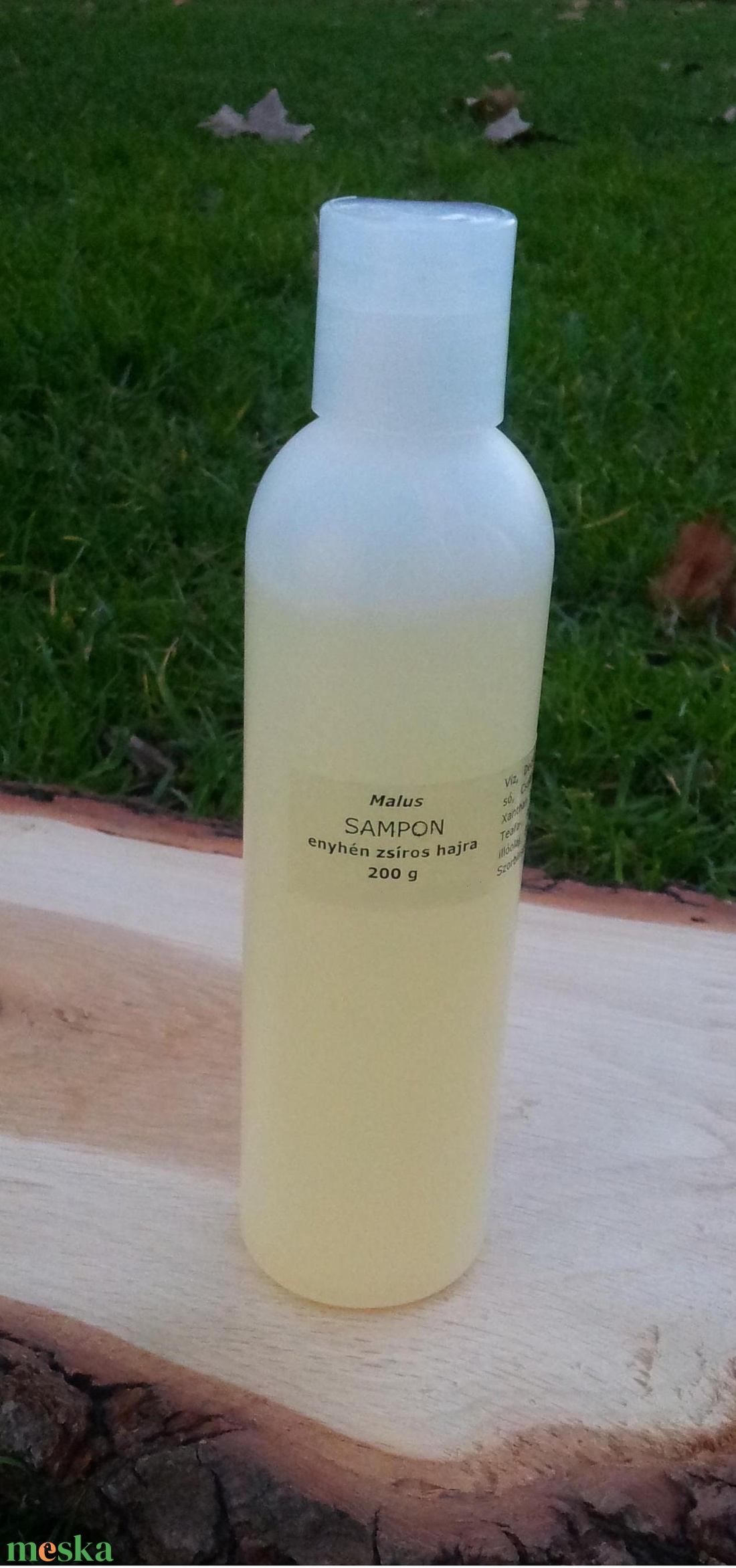 Kímélő sampon enyhén zsíros hajra 200 g - Himalája sóval - szépségápolás - sampon & hajápolás - Meska.hu