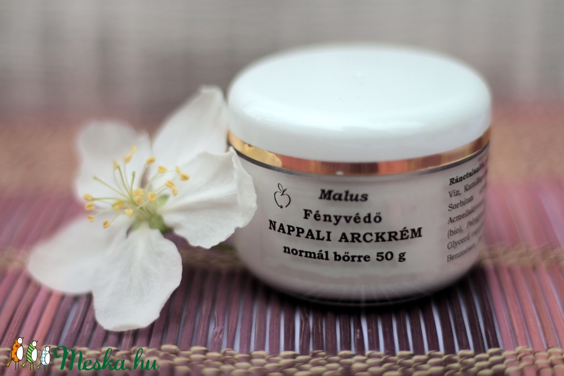 Malus Hidratáló FÉNYVÉDŐ nappali arckrém normál bőrre 50 g  -  - Meska.hu