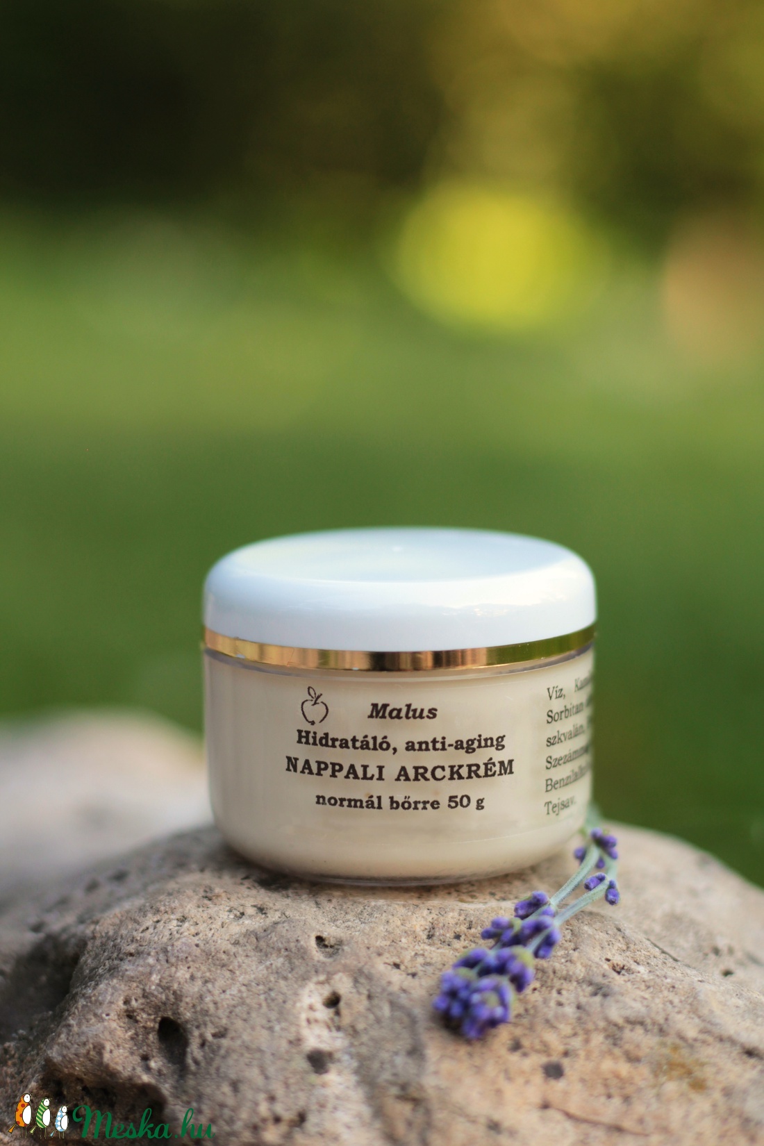 Hidratáló anti-aging NAPPALI arckrém normál bőrre 50 g  - szépségápolás - arcápolás - arckrém - Meska.hu