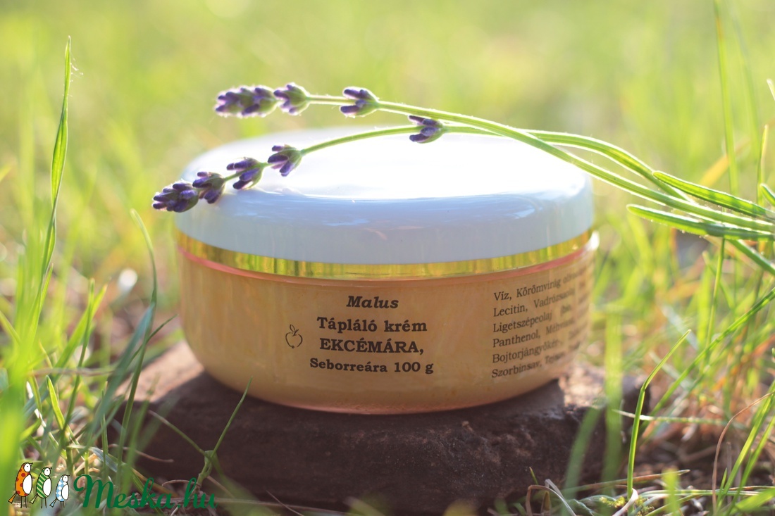 Tápláló krém ekcémára, seborreára, napégésre 100 g - szépségápolás - testápolás - speciális bőrápolás - Meska.hu