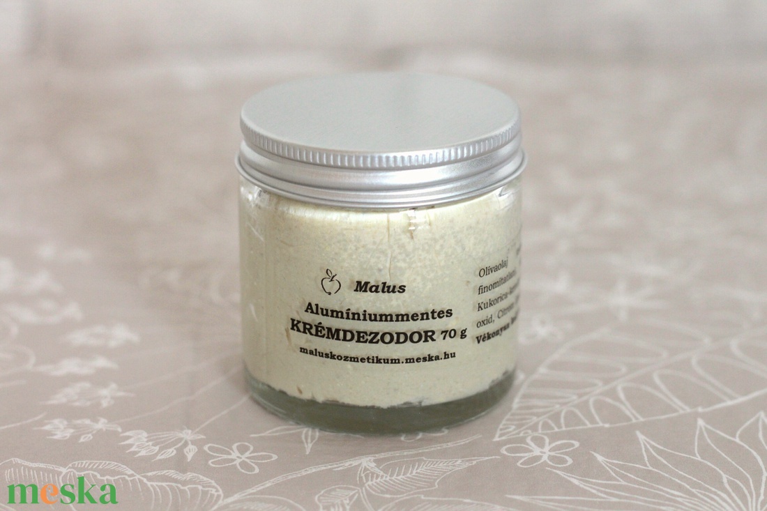 Alumíniummentes krémdezodor 70 g - szépségápolás - dezodor & parfüm - Meska.hu