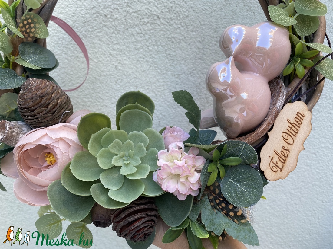 Madárkák koszorú - otthon & életmód - dekoráció - ajtó- és ablak dekoráció - ajtódísz & kopogtató - Meska.hu Madárkák koszorú - otthon & életmód - dekoráció - ajtó- és ablak dekoráció - ajtódísz & kopogtató - Meska.hu