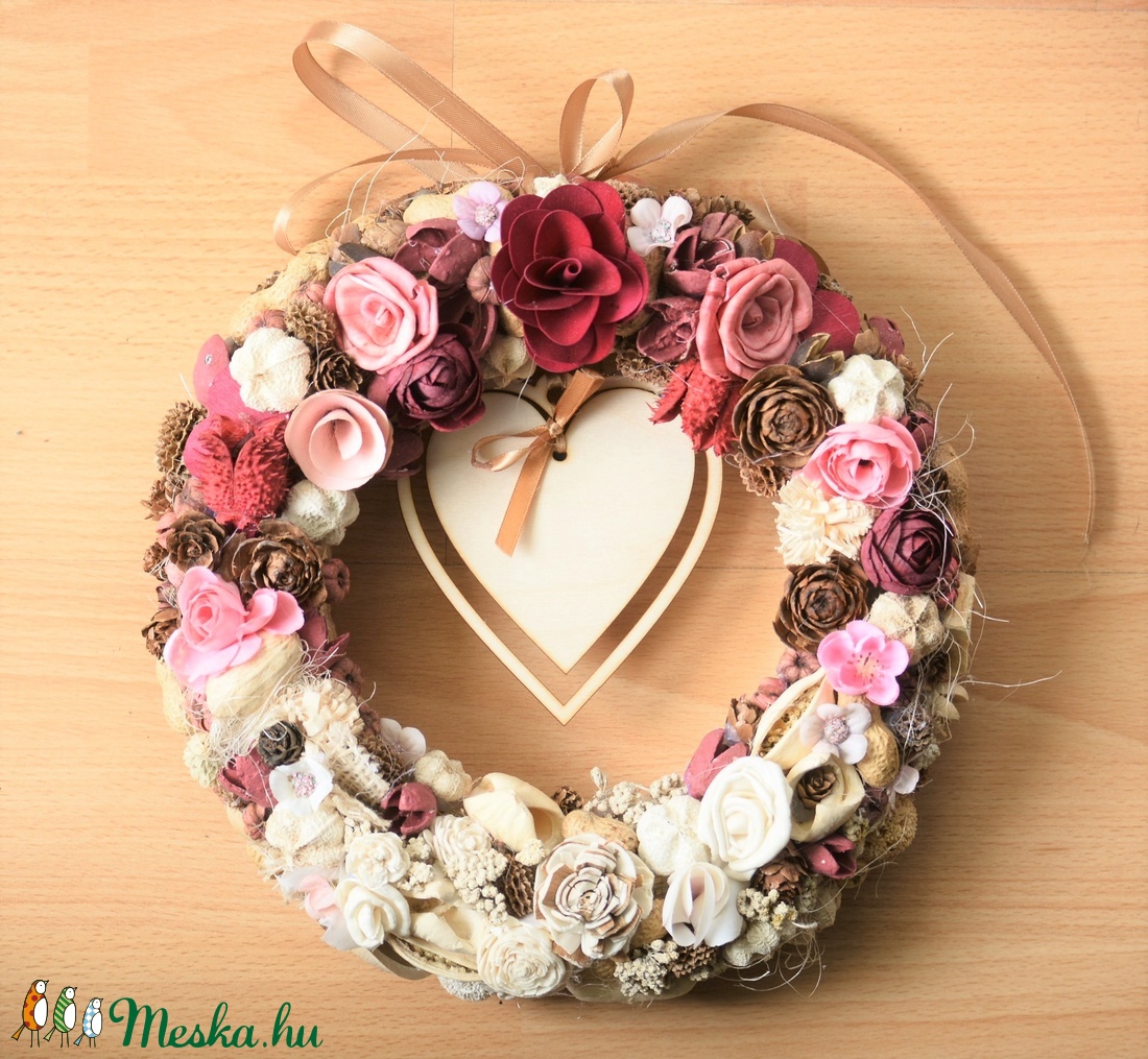 Színátmenet koszorú - otthon & életmód - dekoráció - Meska.hu Színátmenet koszorú - otthon & életmód - dekoráció - Meska.hu