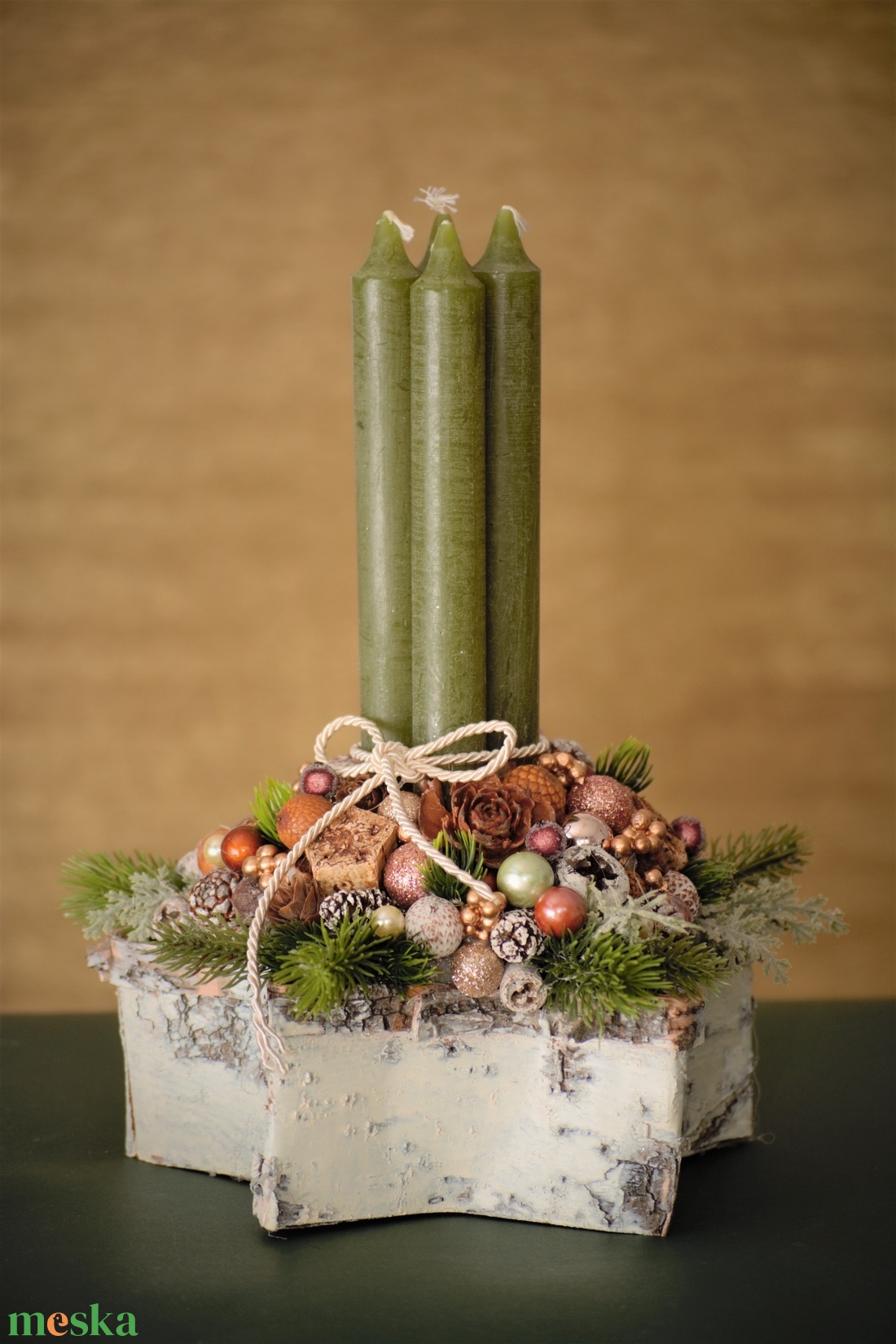 Rusztikus adventi asztaldísz - karácsony - adventi díszek - adventi asztaldísz - Meska.hu Rusztikus adventi asztaldísz - karácsony - adventi díszek - adventi asztaldísz - Meska.hu