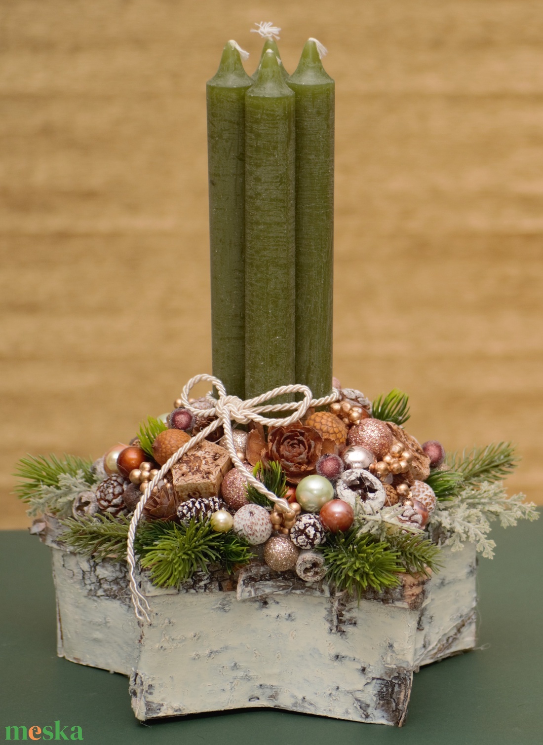 Rusztikus adventi asztaldísz - karácsony - adventi díszek - adventi asztaldísz - Meska.hu Rusztikus adventi asztaldísz - karácsony - adventi díszek - adventi asztaldísz - Meska.hu