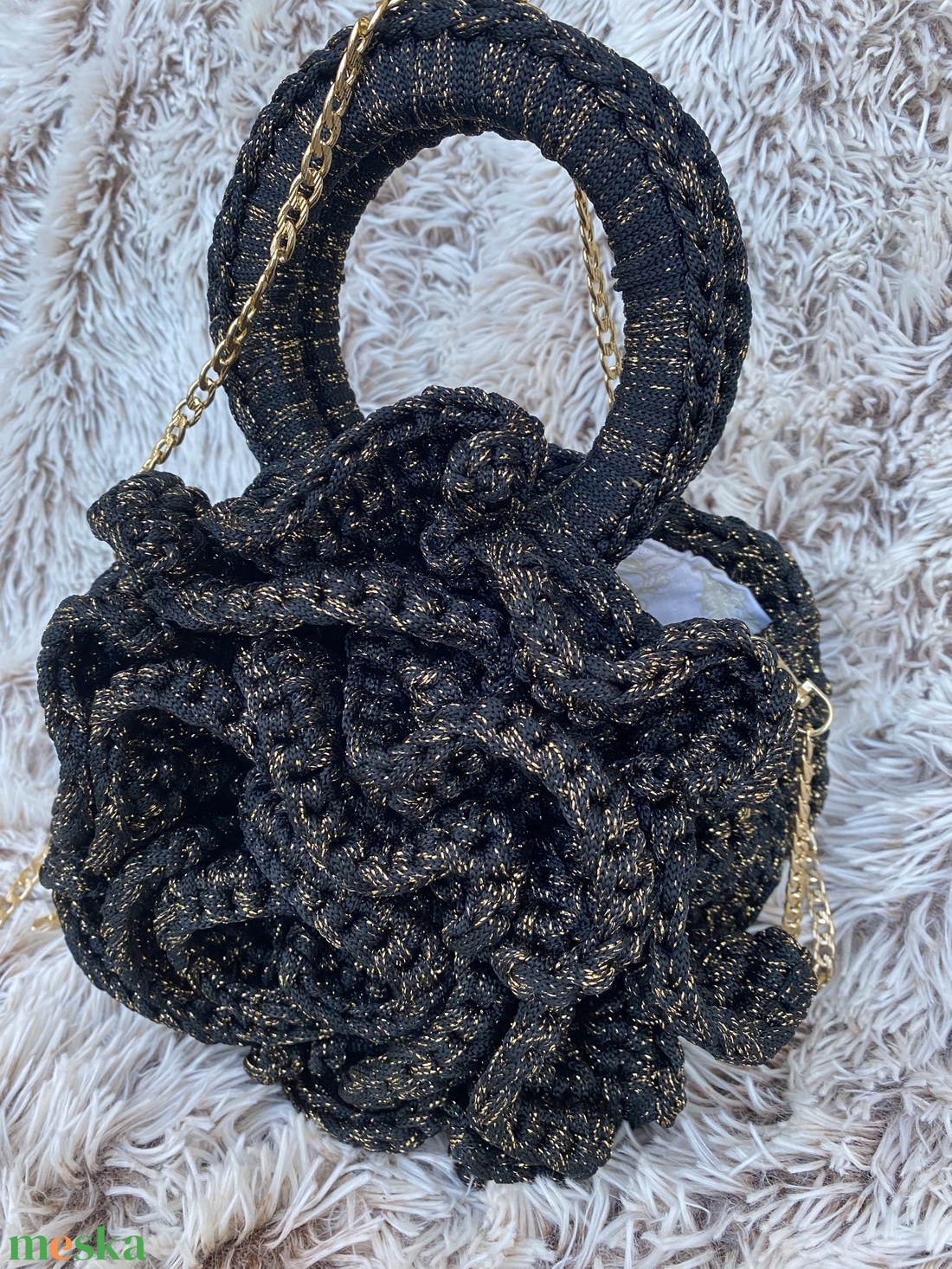 Clarissa horgolt extravagáns, kézi- és crossbody táska - táska & tok - kézitáska & válltáska - válltáska - Meska.hu Clarissa horgolt extravagáns, kézi- és crossbody táska - táska & tok - kézitáska & válltáska - válltáska - Meska.hu