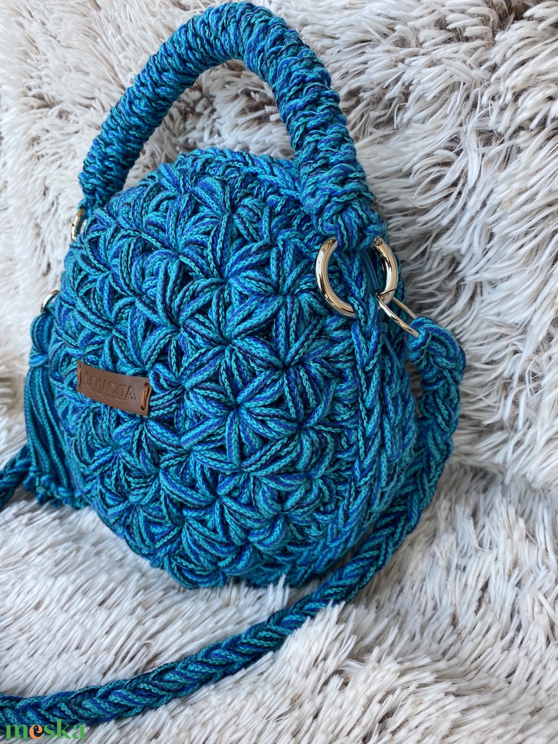 Florencia horgolt kézi- és crossbody táska - táska & tok - kézitáska & válltáska - válltáska - Meska.hu Florencia horgolt kézi- és crossbody táska - táska & tok - kézitáska & válltáska - válltáska - Meska.hu