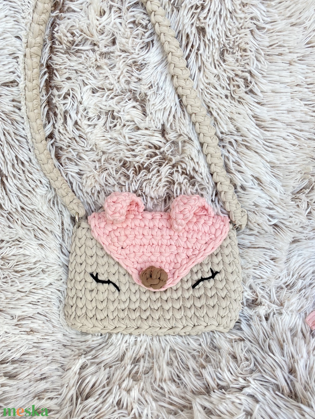 Rókalány horgolt crossbody táska kislányoknak - táska & tok - kézitáska & válltáska - válltáska - Meska.hu Rókalány horgolt crossbody táska kislányoknak - táska & tok - kézitáska & válltáska - válltáska - Meska.hu