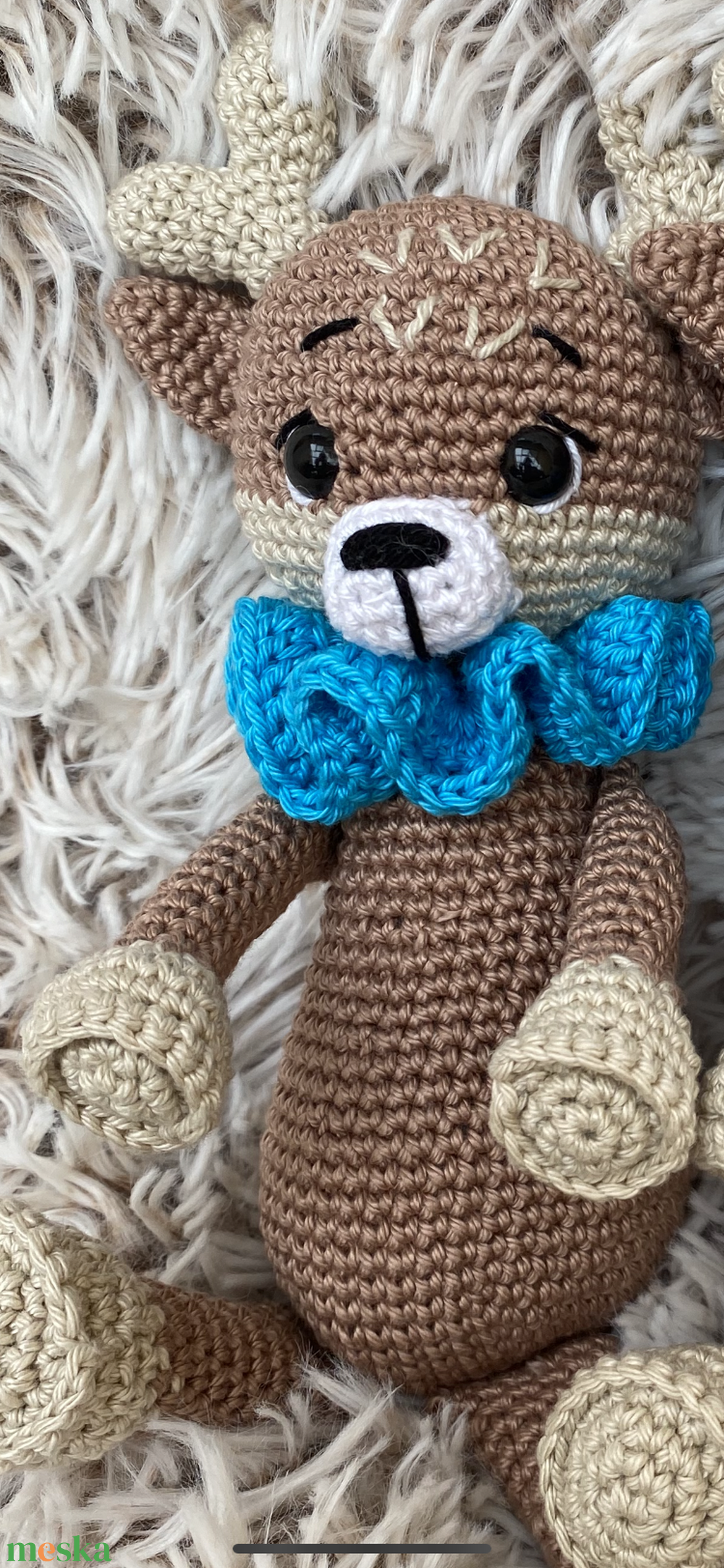 Horgolt őzike, rénszarvas amigurumi - játék & sport - plüssállat & játékfigura - más figura - Meska.hu Horgolt őzike, rénszarvas amigurumi - játék & sport - plüssállat & játékfigura - más figura - Meska.hu