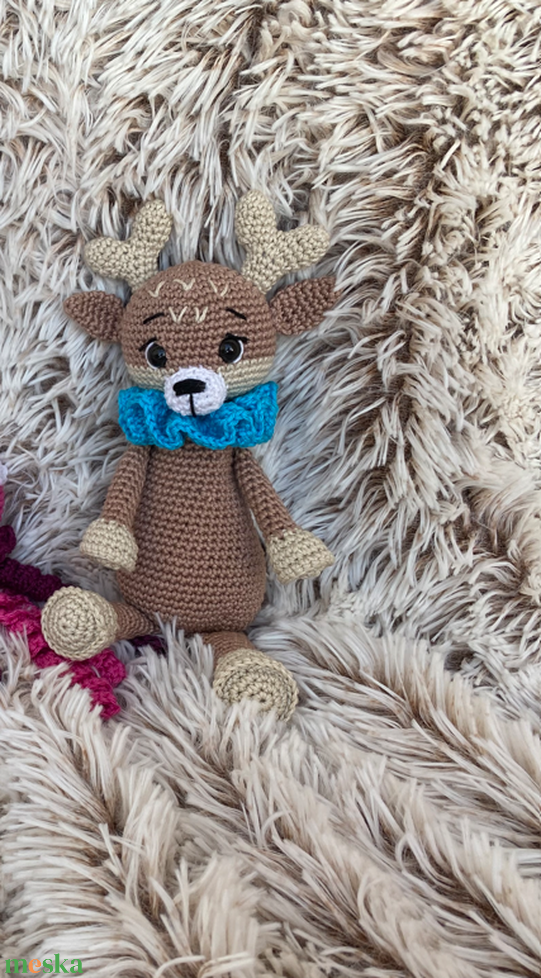 Horgolt őzike, rénszarvas amigurumi - játék & sport - plüssállat & játékfigura - más figura - Meska.hu Horgolt őzike, rénszarvas amigurumi - játék & sport - plüssállat & játékfigura - más figura - Meska.hu