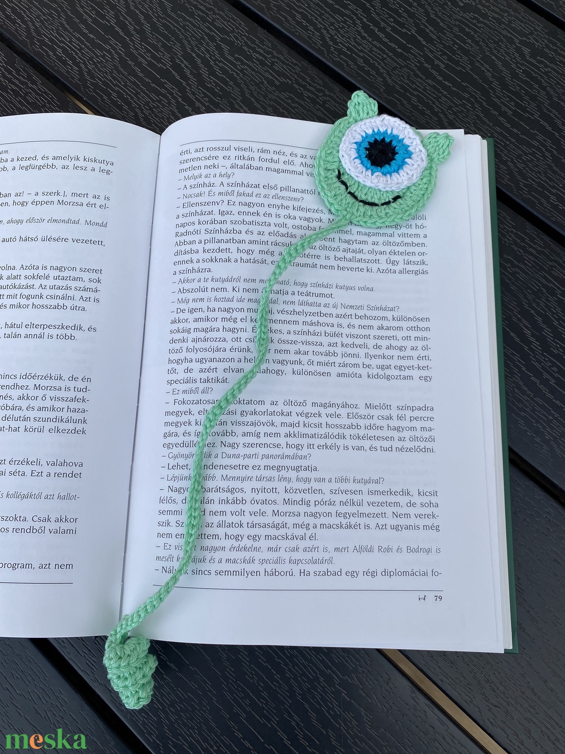 Horgolt Szörny Rt (Monsters) könyvjelző, Mike Wazowski egyszemű könyvjelző - könyv & zene - könyvjelző - Meska.hu Horgolt Szörny Rt (Monsters) könyvjelző, Mike Wazowski egyszemű könyvjelző - könyv & zene - könyvjelző - Meska.hu