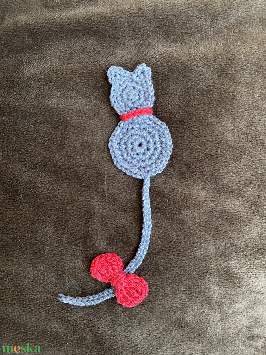 Horgolt cica könyvjelző - könyv & zene - könyvjelző - Meska.hu