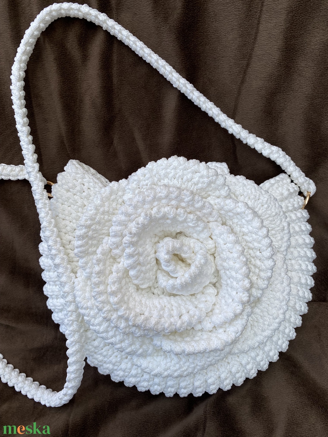 Sofia fehér horgolt crossbody táska horgolt pánttal - táska & tok - kézitáska & válltáska - válltáska - Meska.hu Sofia fehér horgolt crossbody táska horgolt pánttal - táska & tok - kézitáska & válltáska - válltáska - Meska.hu