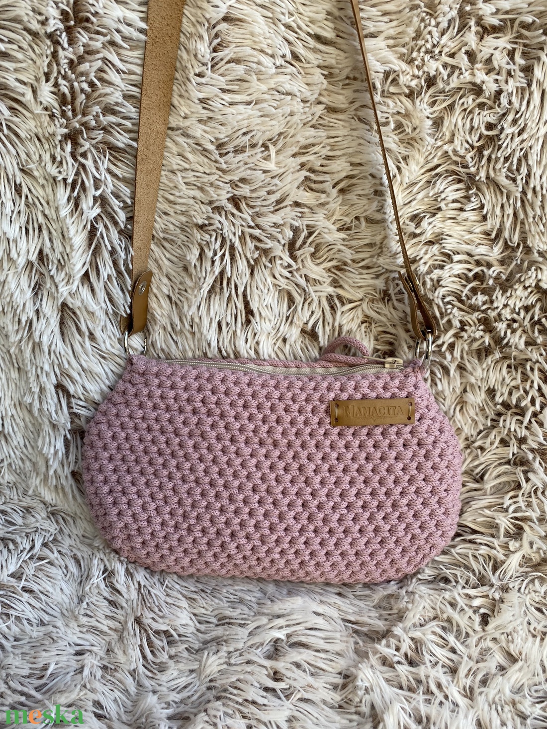 Rose rózsaszín elegáns horgolt crossbody táska - táska & tok - kézitáska & válltáska - vállon átvethető táska - Meska.hu Rose rózsaszín elegáns horgolt crossbody táska - táska & tok - kézitáska & válltáska - vállon átvethető táska - Meska.hu