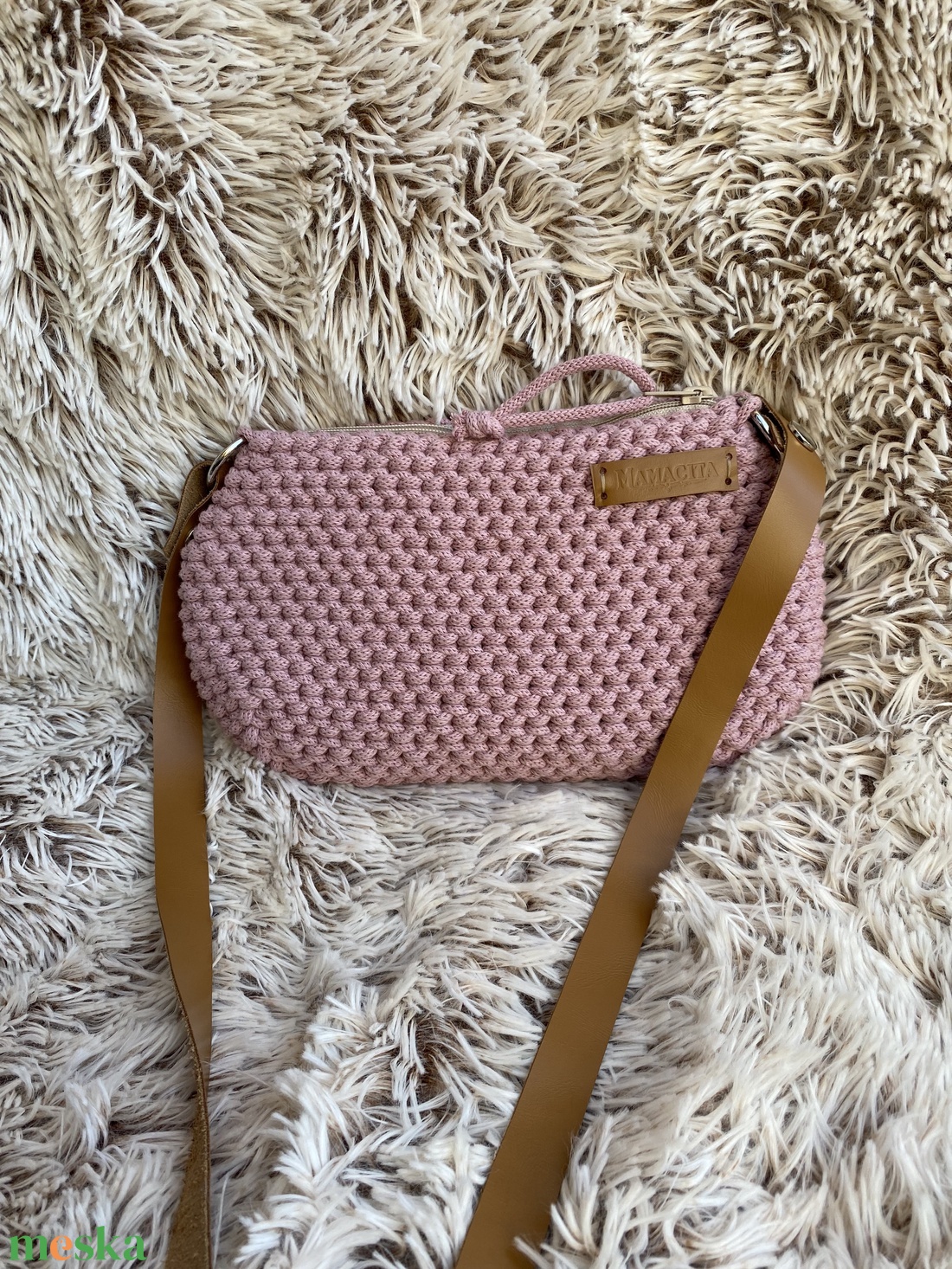 Rose rózsaszín elegáns horgolt crossbody táska - táska & tok - kézitáska & válltáska - vállon átvethető táska - Meska.hu Rose rózsaszín elegáns horgolt crossbody táska - táska & tok - kézitáska & válltáska - vállon átvethető táska - Meska.hu