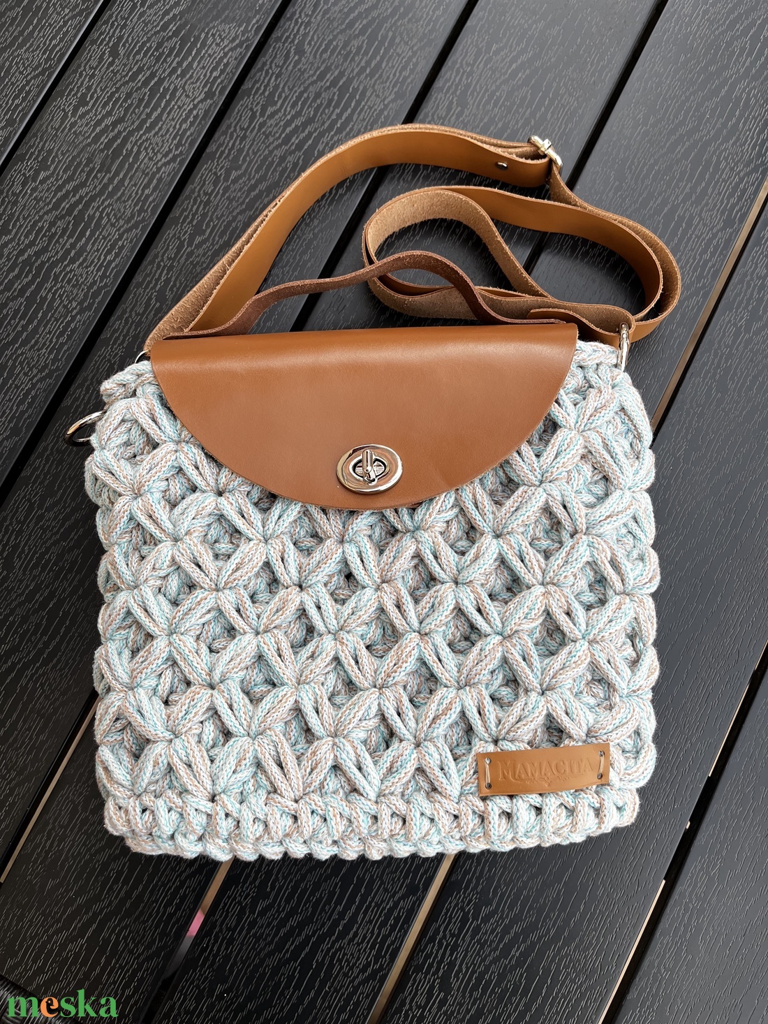 Magdalena horgolt kézi- és crossbody táska - táska & tok - kézitáska & válltáska - válltáska - Meska.hu Magdalena horgolt kézi- és crossbody táska - táska & tok - kézitáska & válltáska - válltáska - Meska.hu