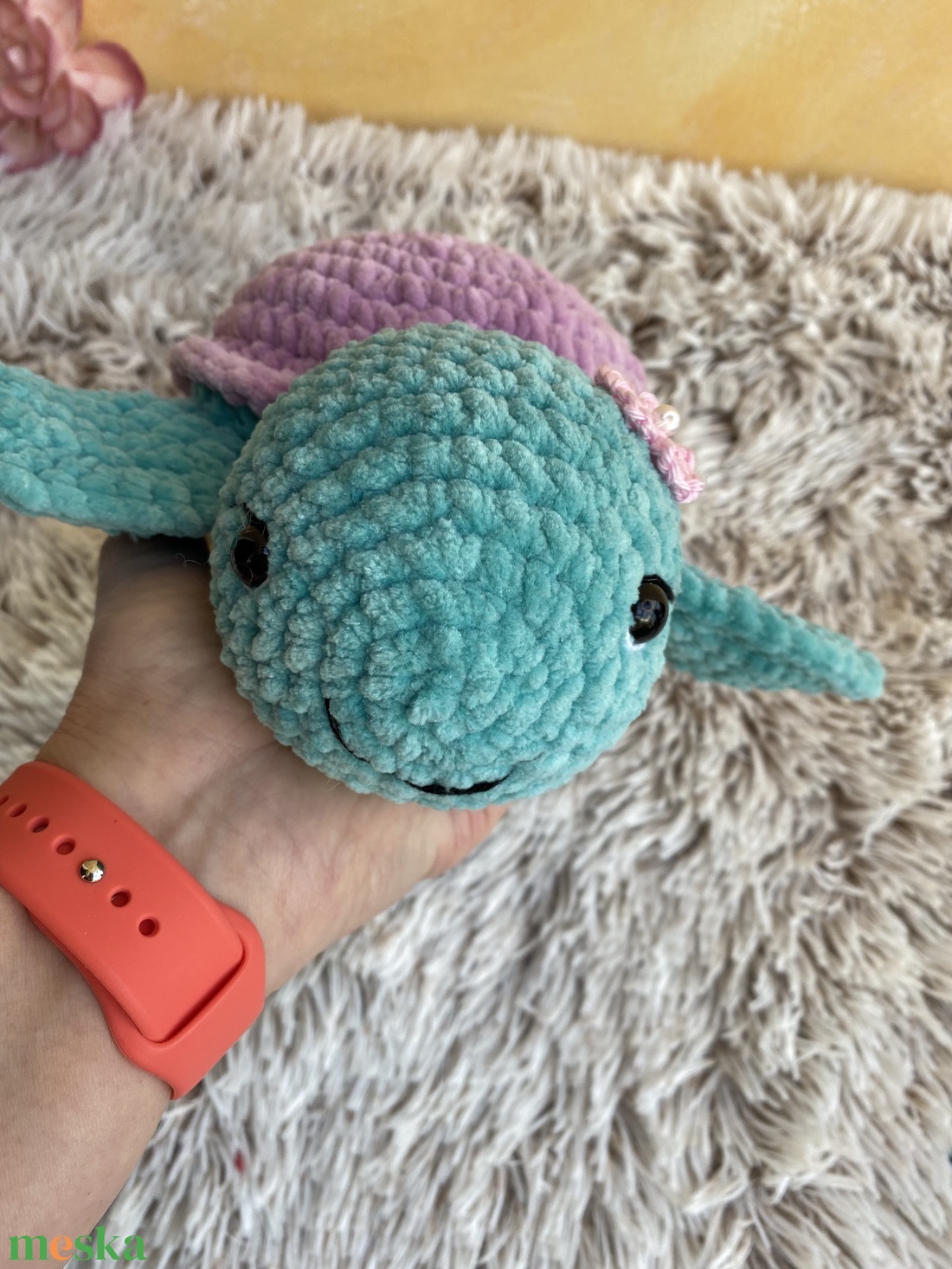 Gló plüss horgolt teknős teknőslány 25cm hosszú - játék & sport - plüssállat & játékfigura - más figura - Meska.hu Gló plüss horgolt teknős teknőslány 25cm hosszú - játék & sport - plüssállat & játékfigura - más figura - Meska.hu
