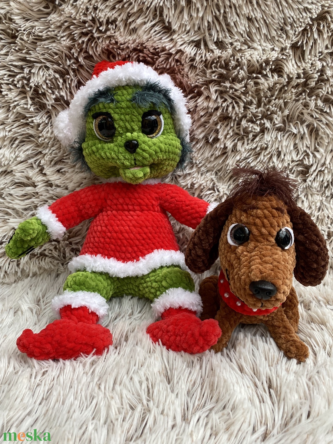 Karácsonyi Grincs és Max a kutyája - játék & sport - plüssállat & játékfigura - plüss mesefigurák - Meska.hu Karácsonyi Grincs és Max a kutyája - játék & sport - plüssállat & játékfigura - plüss mesefigurák - Meska.hu