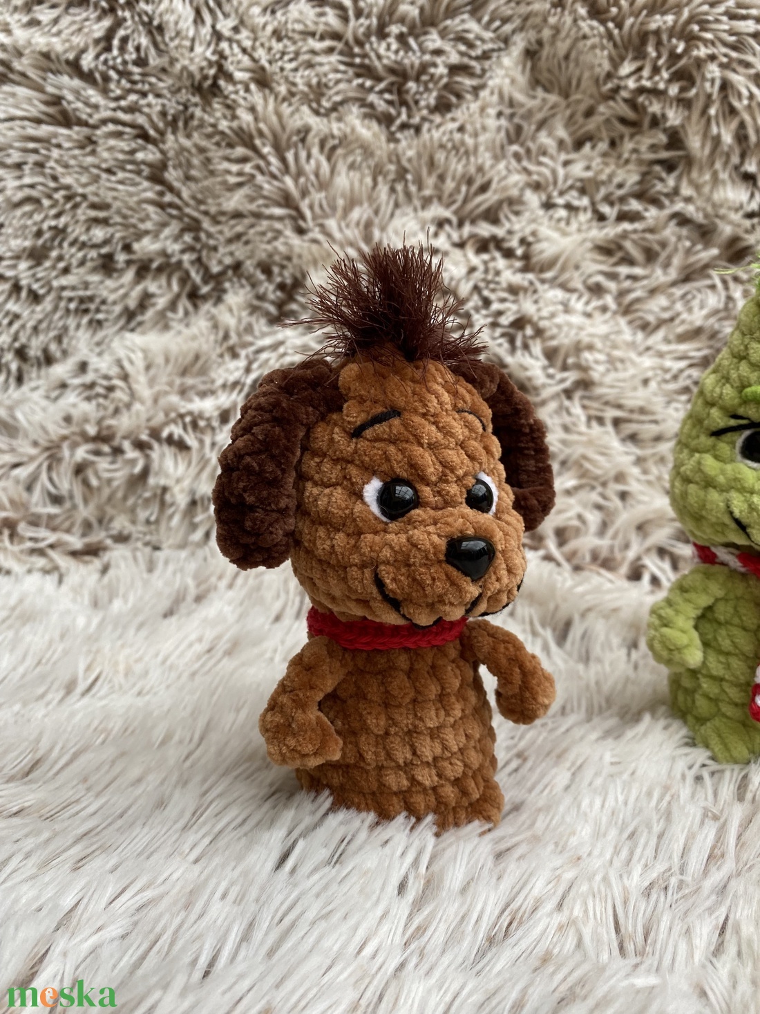 Horgolt Grincs csapat - Grincs, Max a kutyája és Cindy Lou - játék & sport - plüssállat & játékfigura - plüss mesefigurák - Meska.hu