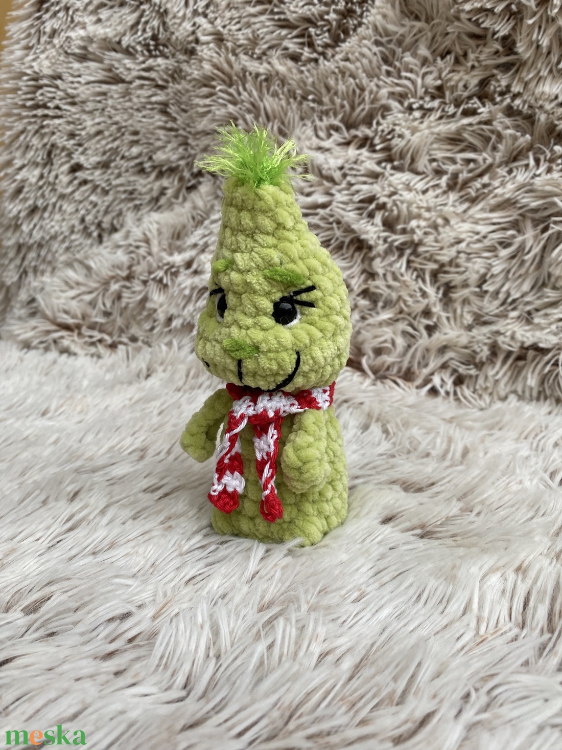 Horgolt Grincs  - játék & sport - plüssállat & játékfigura - plüss mesefigurák - Meska.hu