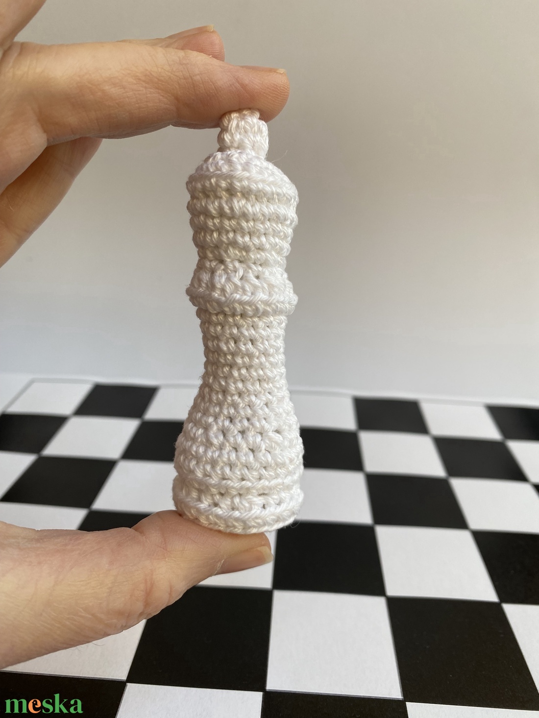 Horgolt sakk - Ló, Vezér vagy Gyalog sakkfigura - játék & sport - táblajáték és kártyajáték - sakk - Meska.hu