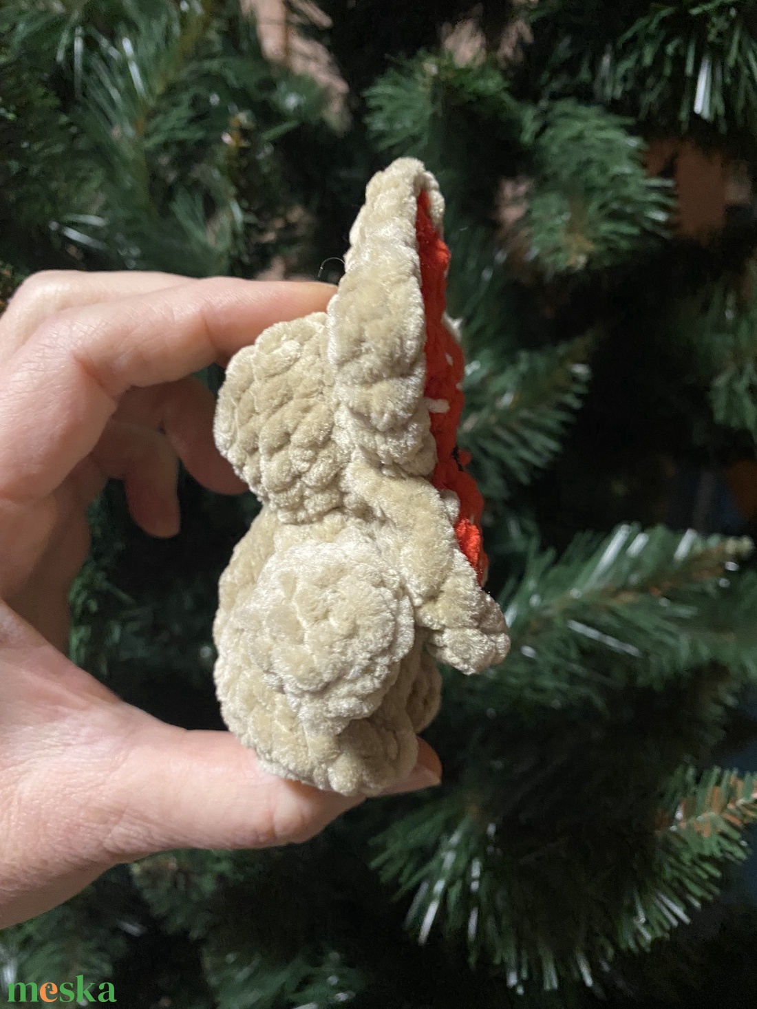 Mini (fekete belső része csillog) horgolt Stranger Things Baby Demogorgon 12 cm plüss - játék & sport - plüssállat & játékfigura - más figura - Meska.hu